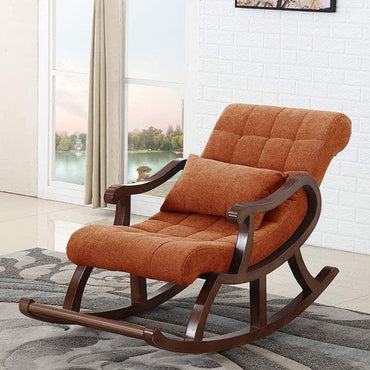 Sheesham wood rocking chair comfort for adults Arm chair for Bedroom , Office
