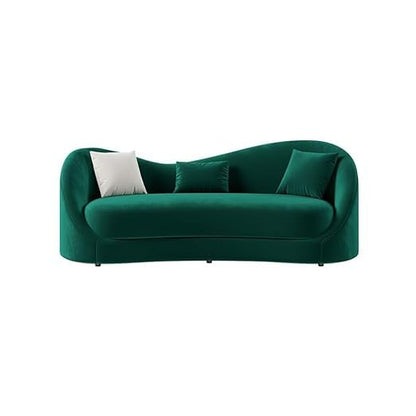 3 Seater Modern Round Back Sofa Comfortable and Relaxing Sofa in for Living Room, Bedroom, Hallways