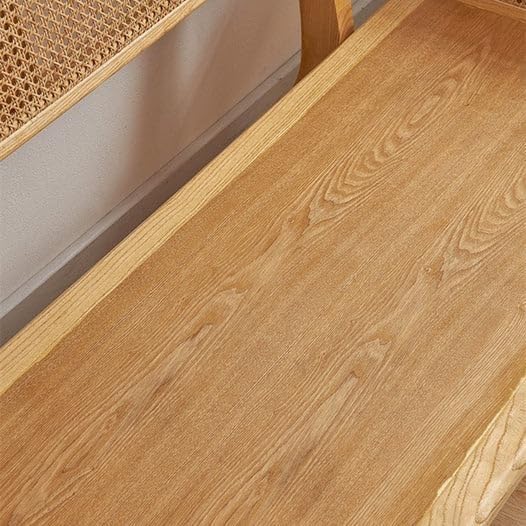 Teak Wood Modern Rattan Sofa Cane Design with Natural Finish For Living Room Office