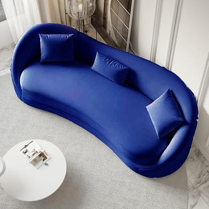 3 Seater Modern Round Back Sofa Comfortable and Relaxing Sofa in for Living Room, Bedroom, Hallways