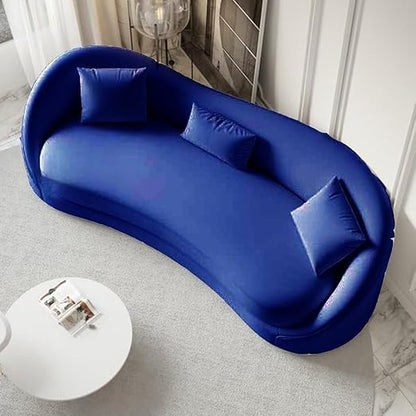 3 Seater Modern Round Back Sofa Comfortable and Relaxing Sofa in for Living Room, Bedroom, Hallways