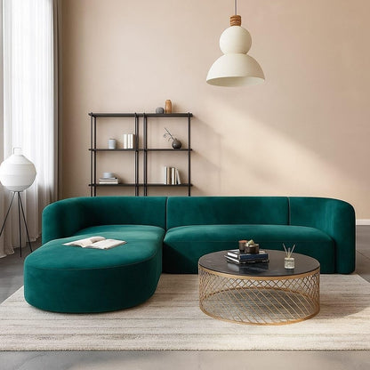 Modern 4 Seater Sofa,Comfortable or Relexable L-Shape Sofa for Living Room, Office, Bedroom, Hallways Furniture