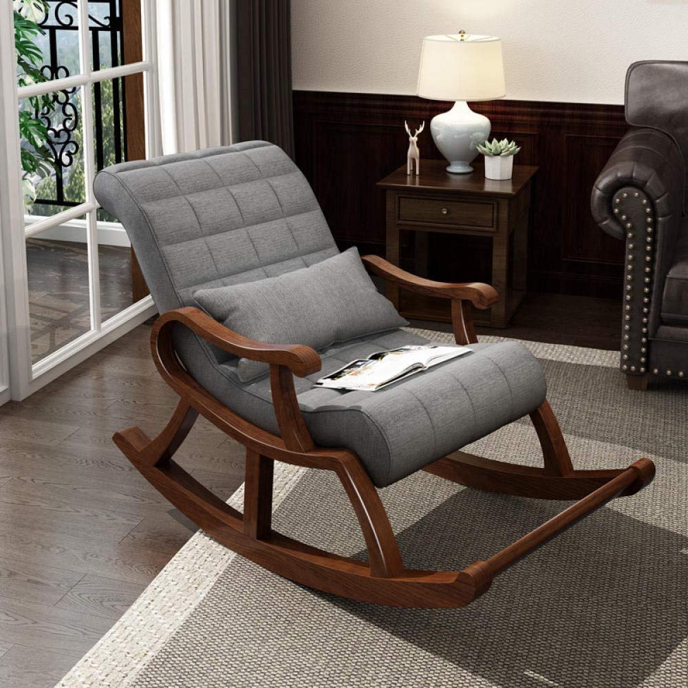 Sheesham wood rocking chair comfort for adults Arm chair for Bedroom , Office