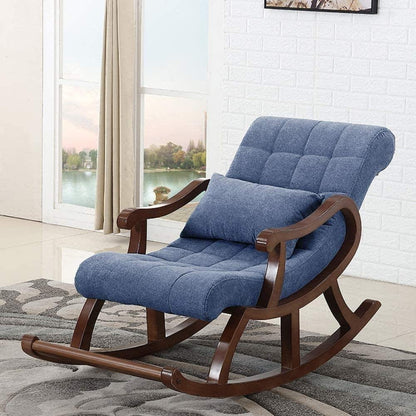 Sheesham wood rocking chair comfort for adults Arm chair for Bedroom , Office