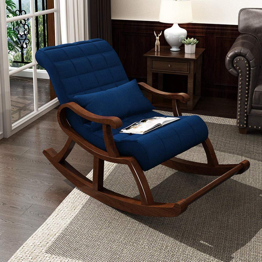 Sheesham wood rocking chair comfort for adults Arm chair for Bedroom , Office