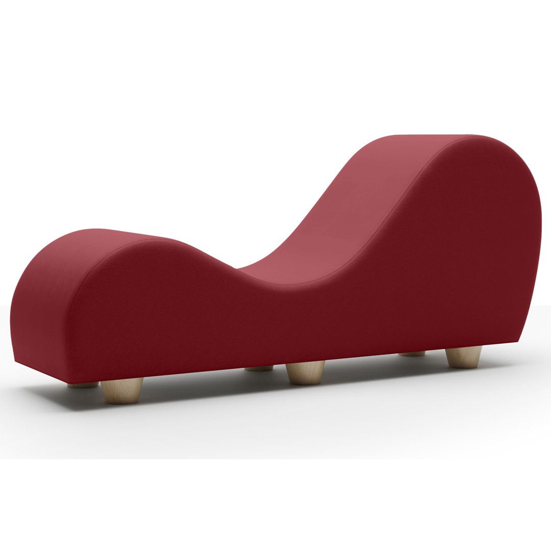 Love Seat Yoga Chaise Lounge Leatherette Couch for Living room, Garden,