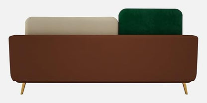 Velvet Fabric 3 Seater Chesterfield Sofa for Living Room & Office