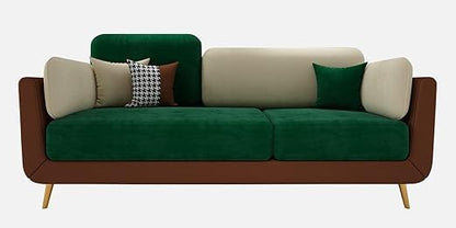 Velvet Fabric 3 Seater Chesterfield Sofa for Living Room & Office