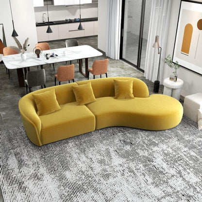 Modern 4 Seater L-Shape Sofa for Living Room Comfortable Seating for Living and Bedroom