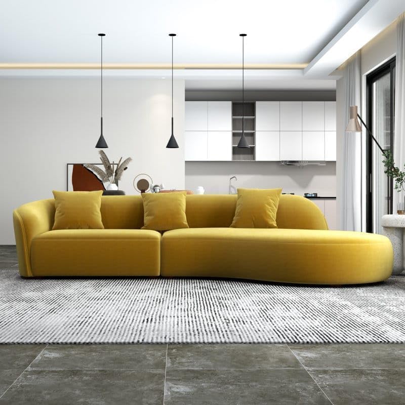 Modern 4 Seater L-Shape Sofa for Living Room Comfortable Seating for Living and Bedroom